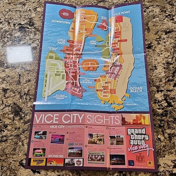 Grand Theft Auto Trilogy (Microsoft Xbox, 2005) 3 Posters Manuals And CDs Tested - Picture 6 of 16